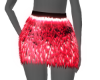 ☢ Fuzzy Skirt Red