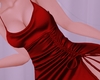V! Satin Dress - Red VIP