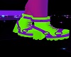 Purple&Green GLow Boots