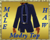 Haw's Modry Tuxedo Top