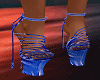 Blue Shine Heels