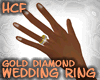 HCF Golden Diamond Ring