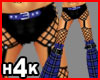 H4K Tartan NetFlare Blue