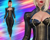 leather latex suit