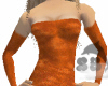 Orange V. Dress Top 1