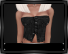 *P* Black Denim Crop