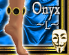 Gold Anklet *Onyx* L