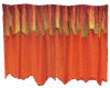 Orange Kitchen Curtain