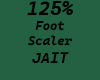 125% Foot Scaler