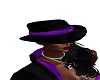 purple mafia hat