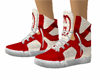 White & red Croc Kicks