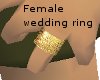 wedding ring female