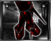 Goth Rosary Heels Red