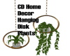 CD Home Decor Disk Plant