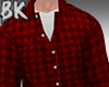 Flannel Tucked Red