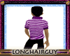LHG striped purple shirt