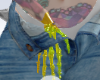 NEON HAND SKELETON