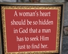 A Womans Heart Frame