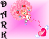 pink cupid love heart