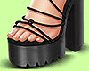 3D Ankle Strap Sandals