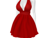 .M. Red Halter Dress