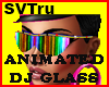 Animated DJ glasses