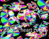 rainbow heart cubes