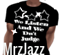 WLAWDJ BLK TEE
