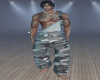 A~ Grey Camo Overalls