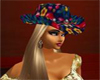 Cowgirl Hat Drk Floral