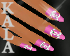 CoCo Pink Diamond Nails