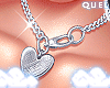 🤍 Y2K Heart Necklace