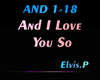 And I Love You So ..Elv