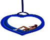 light blue heart swing
