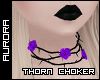 A| Thorn Choker - Purple