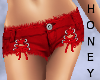 *h* F Shorts Red