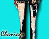 C| Black skinny ripped