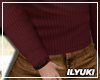 [Y] Sweater+Muscle Brown