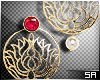 SA: Gold Lace Earrings