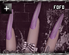 my lilac nails + rings