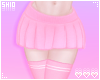 塩. Pink Curvy Skirt.