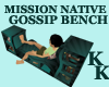 (KK)GOSSIP BENCH NAT TL
