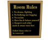 Rule board gold edge