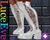 White Oyshra Thigh Boots