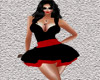 (WDO)Dress,Black,Red,XXL