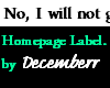 [Dece] No credits label