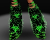 *Rave Green Toxic Boots