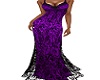 Lace Purple Gown