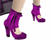 purple burlesque shoes
