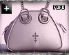 y2k baddie bag white